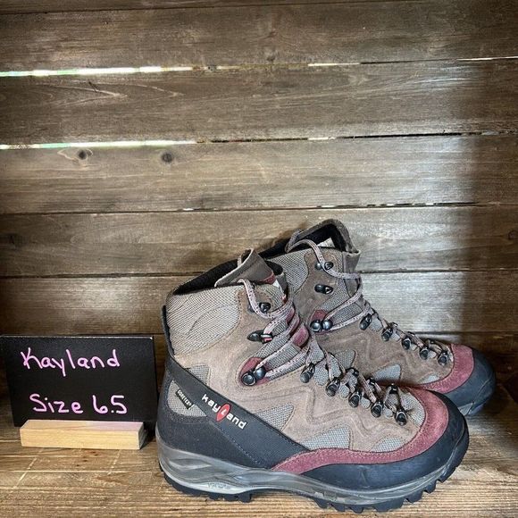 Womens Kayland Comtact GTX Gore-Tex Hiking‎ Mountaineering Boots Size 6.5 M GUC - Picture 1 of 6